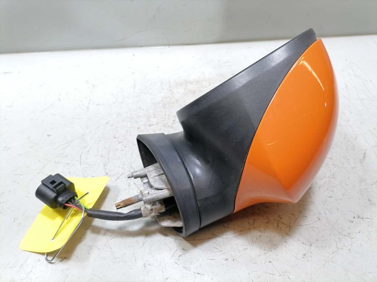 Seat Leon 1P original Au&szlig;enspiegel links elektrisch anklappbar LP2C Leuchtorange Bj.2009